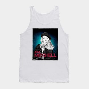 Joni Mitchell // 1970s Fan Art Design Tank Top